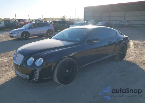 2009 Bentley Continental Gt Speed from USA, damaged, VIN SCBCP73W19C059638